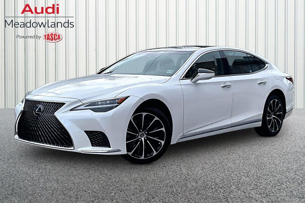 White Pearl 2023 Lexus LS Sedan All-Wheel Drive Automatic