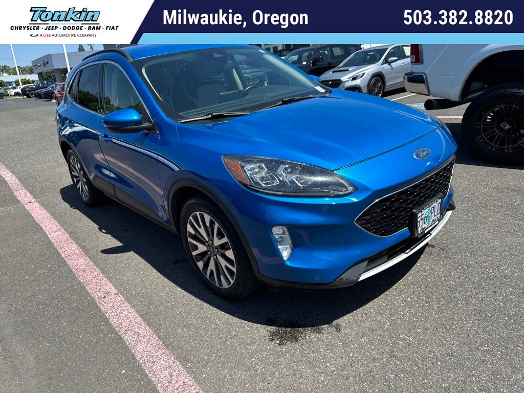 Blue Metallic 2020 Ford Escape SUV / Crossover All-Wheel Drive 8-Speed Automatic