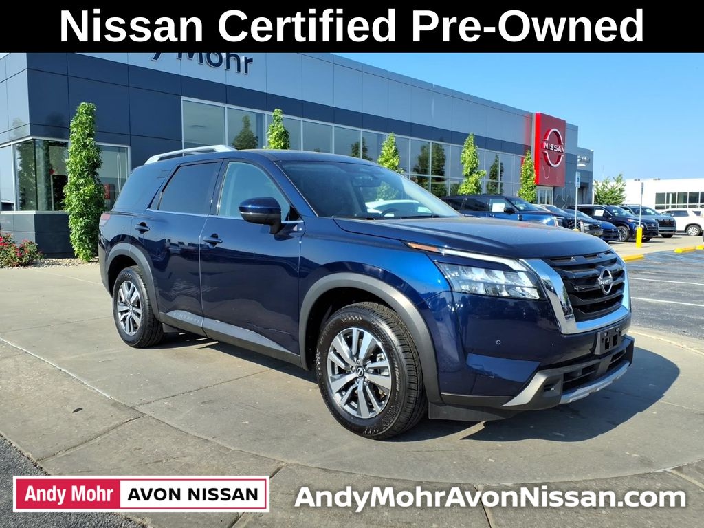 Deep Ocean Blue Pearl 2025 Nissan Pathfinder SUV / Crossover Front-Wheel Drive 9-Speed Automatic