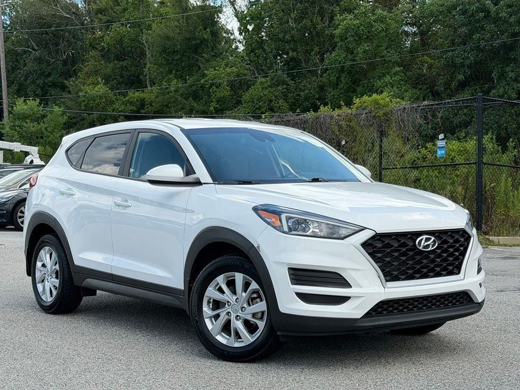 Winter White 2020 Hyundai Tucson SUV / Crossover Front-Wheel Drive 6-Speed Automatic