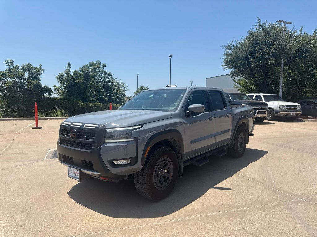 Boulder Gray 2026 Nissan Frontier Pickup Truck Four-Wheel Drive 9-Speed Automatic Overdrive