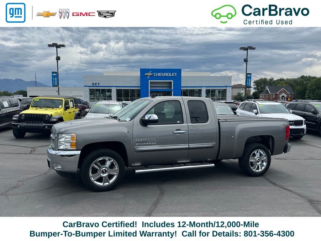 Graystone Metallic 2013 Chevrolet Silverado 1500 Pickup Truck 4X2 6-Speed Automatic Overdrive