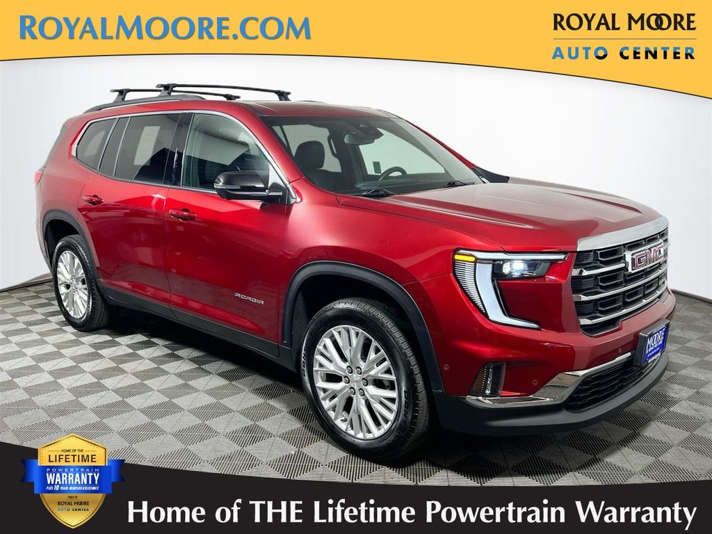 Volcanic Red Tintcoat 2025 GMC Acadia Elevation AWD SUV / Crossover Four-Wheel Drive 8-Speed Automatic