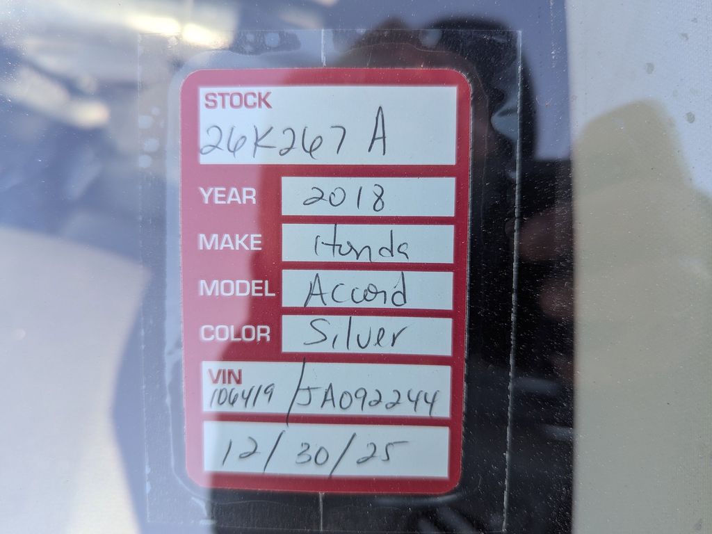 used 2018 Honda Accord car, priced at $18,991