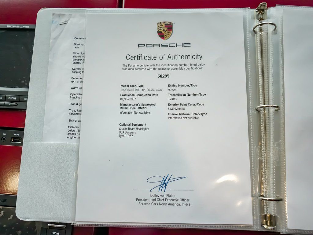 Used 1957  Porsche Carrera 1500 GS image 76