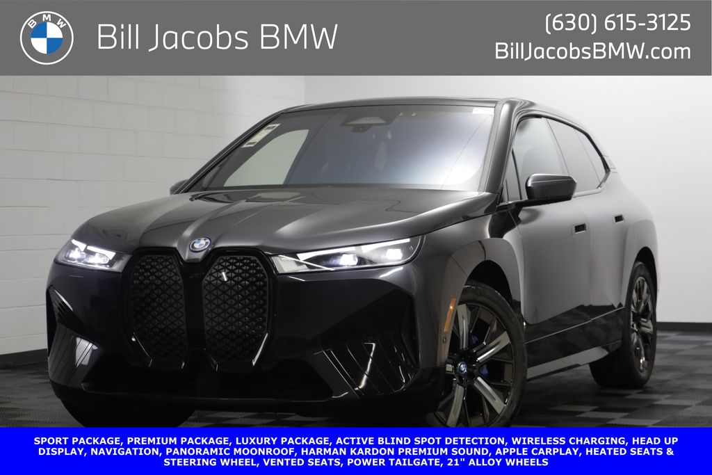 Gray (Dark Graphite Metallic) 2024 BMW iX SUV / Crossover All-Wheel Drive Automatic