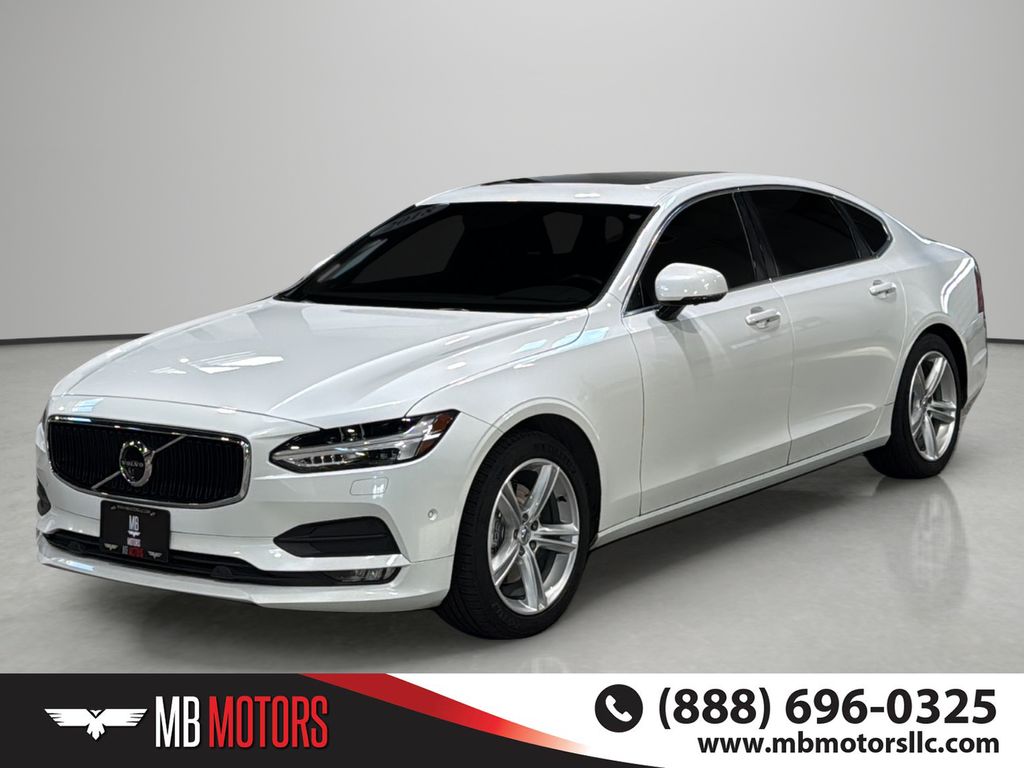 Crystal White Pearl 2018 Volvo S90 Sedan All-Wheel Drive Automatic