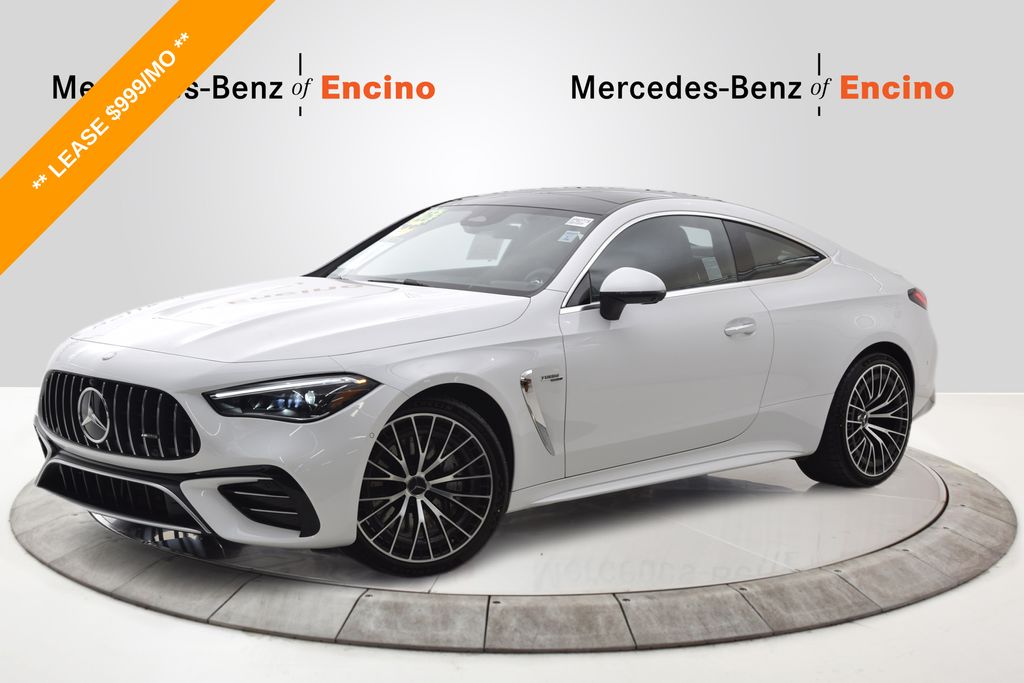 MANUFAKTUR Moonlight White Metallic 2026 Mercedes-Benz CLE AMG CLE 53 4MATIC Coupe All-Wheel Drive 9-Speed Automatic