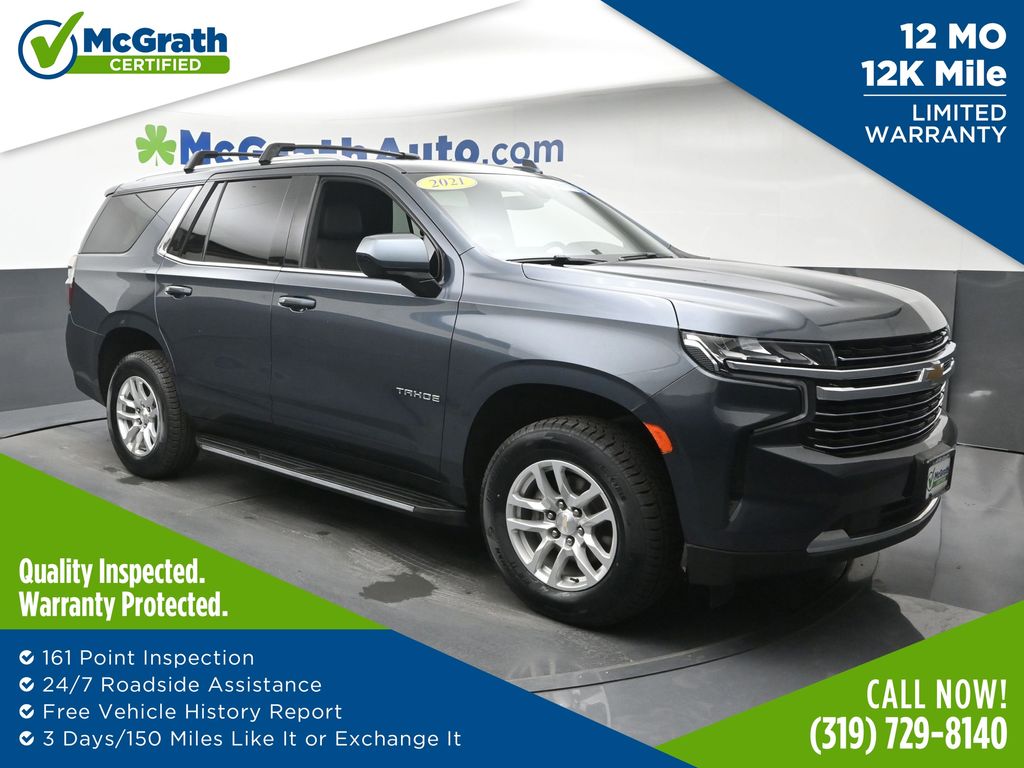 Shadow Gray Metallic 2021 Chevrolet Tahoe LT 4WD SUV / Crossover Four-Wheel Drive