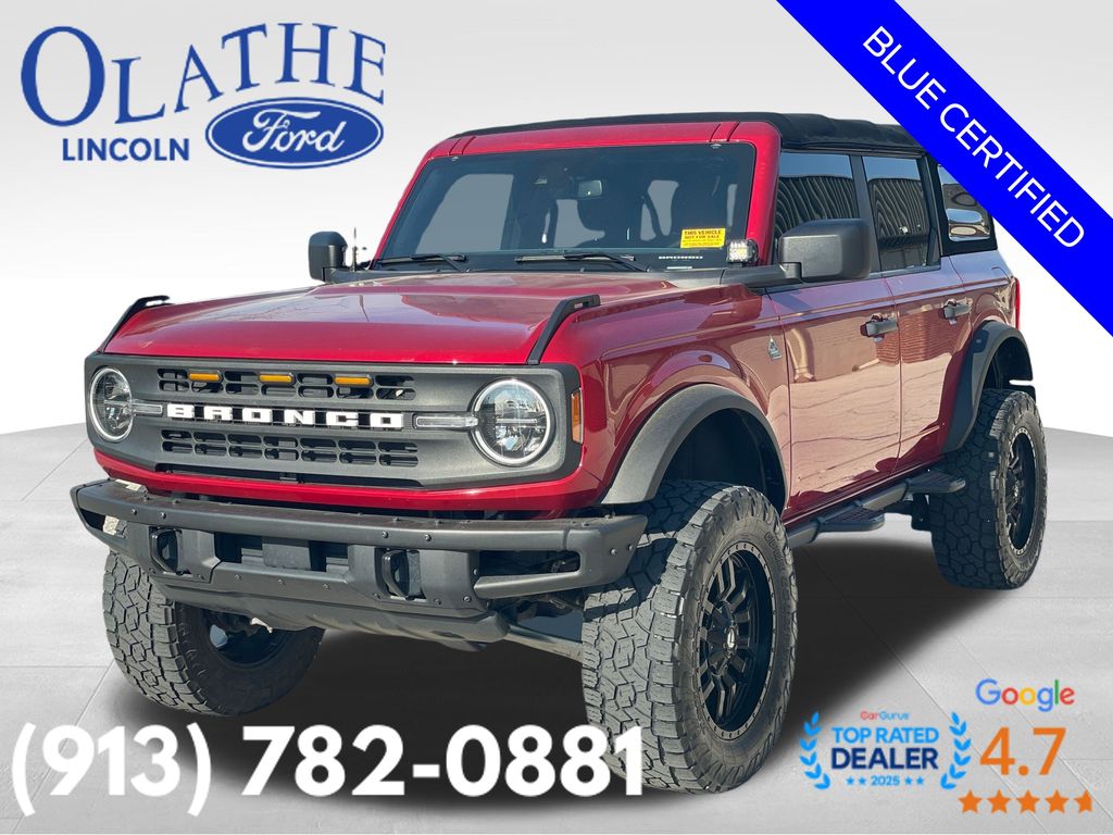Rapid Red Metallic Tinted Clearcoat 2021 Ford Bronco Black Diamond 4-Door 4WD SUV / Crossover Four-Wheel Drive Automatic