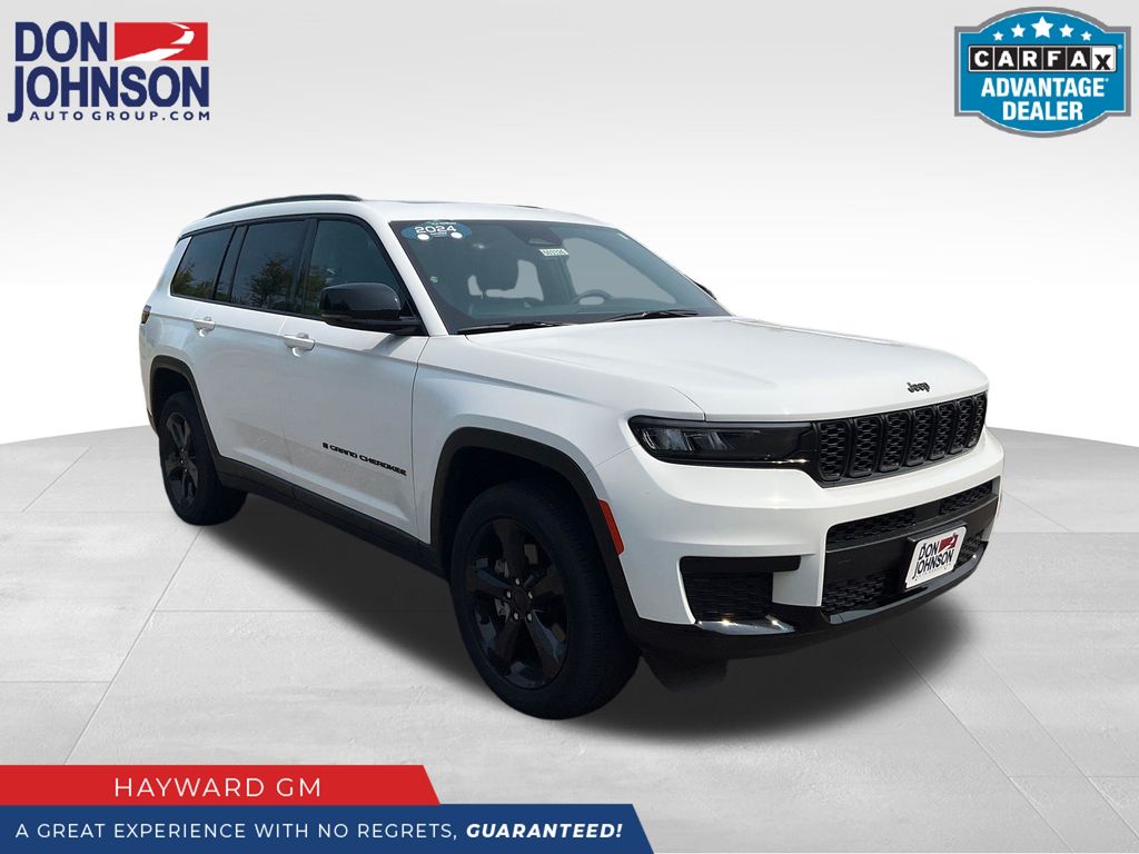 Bright White Clearcoat 2024 Jeep Grand Cherokee L SUV / Crossover Four-Wheel Drive 8-Speed Automatic