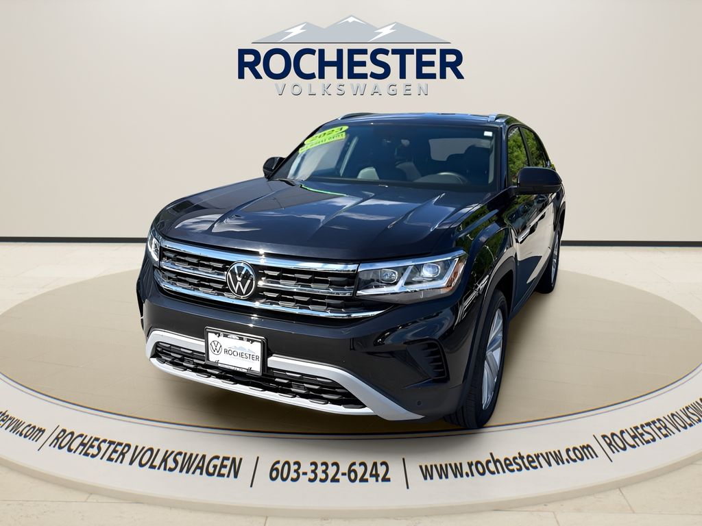 Deep Black Pearl 2023 Volkswagen Atlas Cross Sport SUV / Crossover All-Wheel Drive 8-Speed Automatic