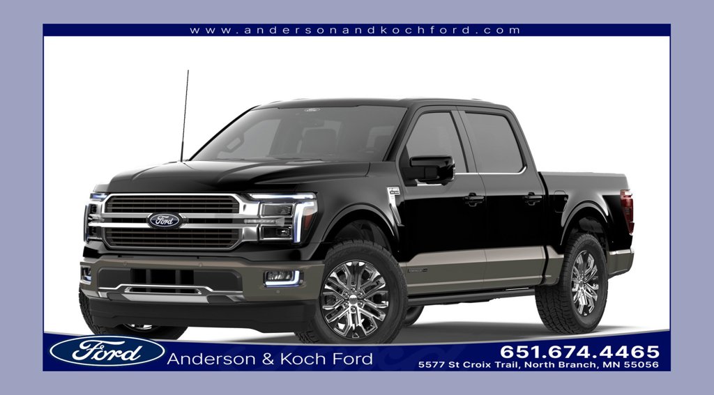 Black Metallic 2026 Ford F-150 Pickup Truck Four-Wheel Drive Automatic