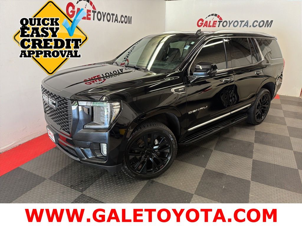 Onyx Black 2022 GMC Yukon Denali 4WD SUV / Crossover Four-Wheel Drive