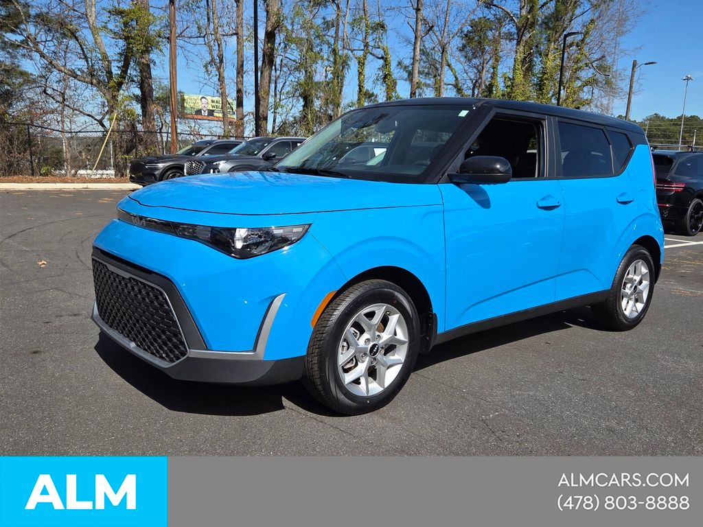 Surf Blue w/Black Roof 2025 Kia Soul S FWD SUV / Crossover Front-Wheel Drive Continuously Variable Transmission