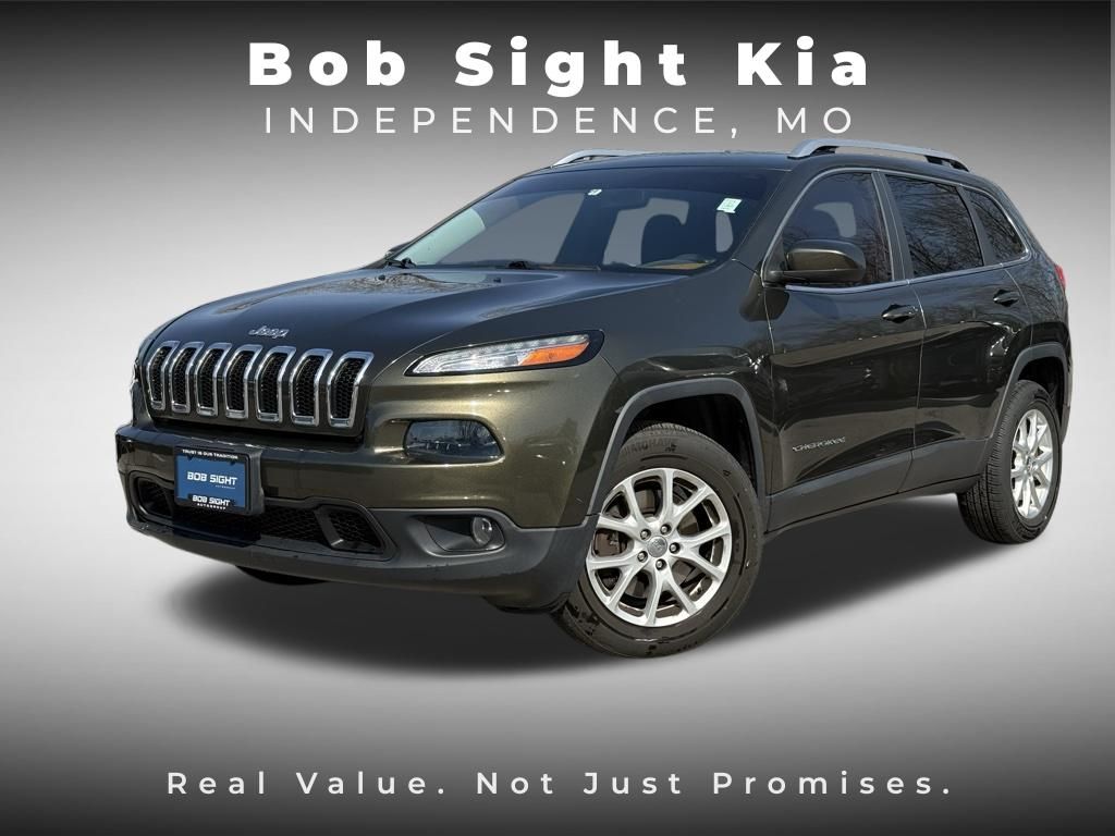 Eco Green Pearlcoat 2015 Jeep Cherokee Latitude 4WD SUV / Crossover Four-Wheel Drive 9-Speed Automatic