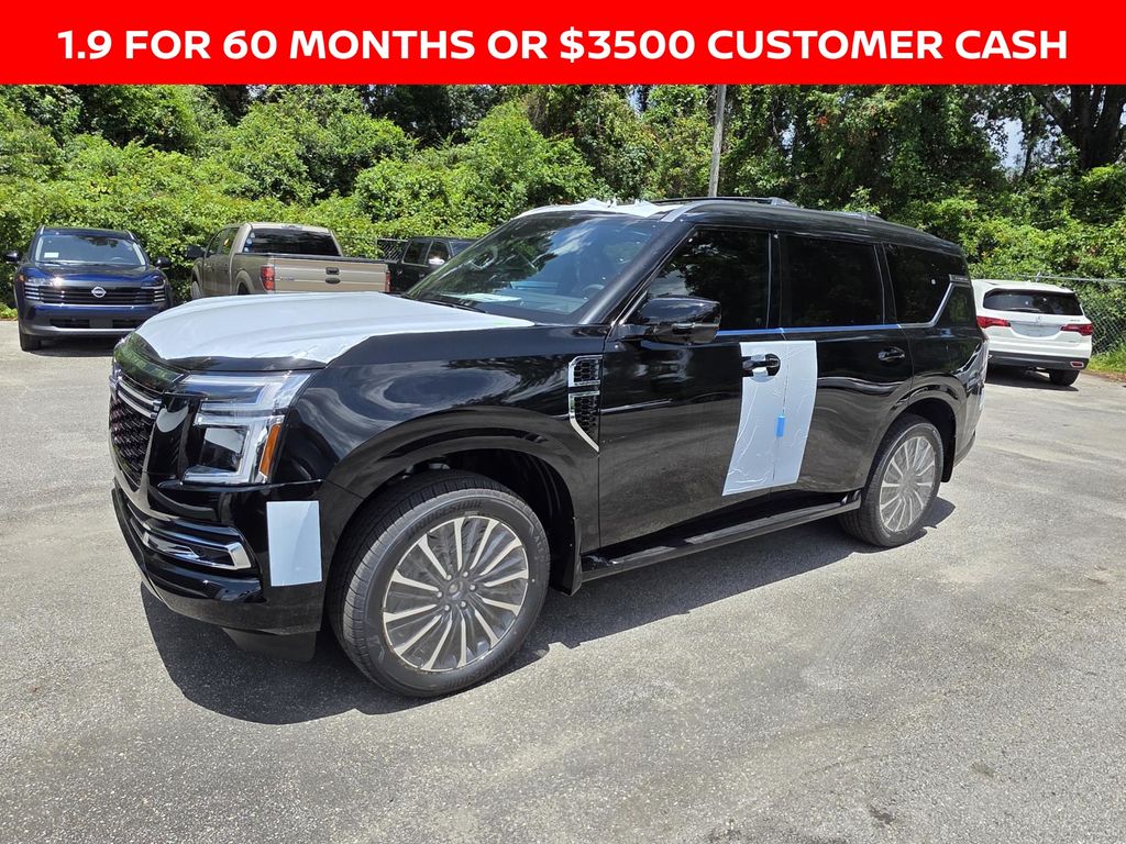Super Black 2026 Nissan Armada SUV / Crossover Four-Wheel Drive 9-Speed Automatic