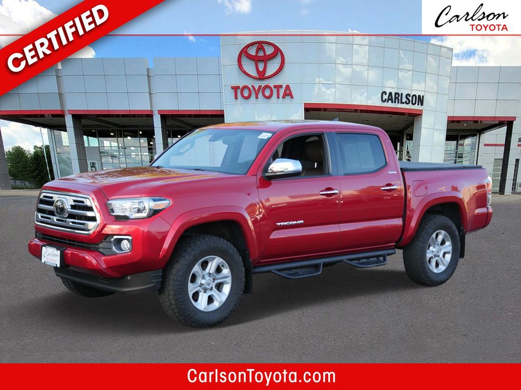 Barcelona Red Metallic 2019 Toyota Tacoma Pickup Truck Four-Wheel Drive 6-Speed Automatic