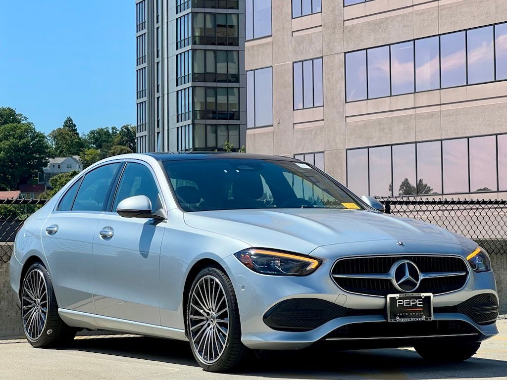 Cirrus Silver Metallic 2026 Mercedes-Benz C-Class Sedan All-Wheel Drive 9-Speed Automatic