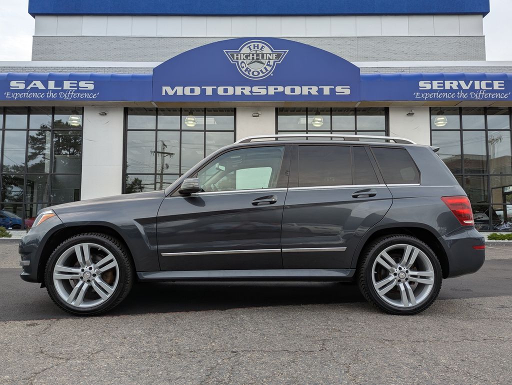 Steel Gray Metallic 2014 Mercedes-Benz GLK SUV / Crossover All-Wheel Drive 7-Speed Automatic