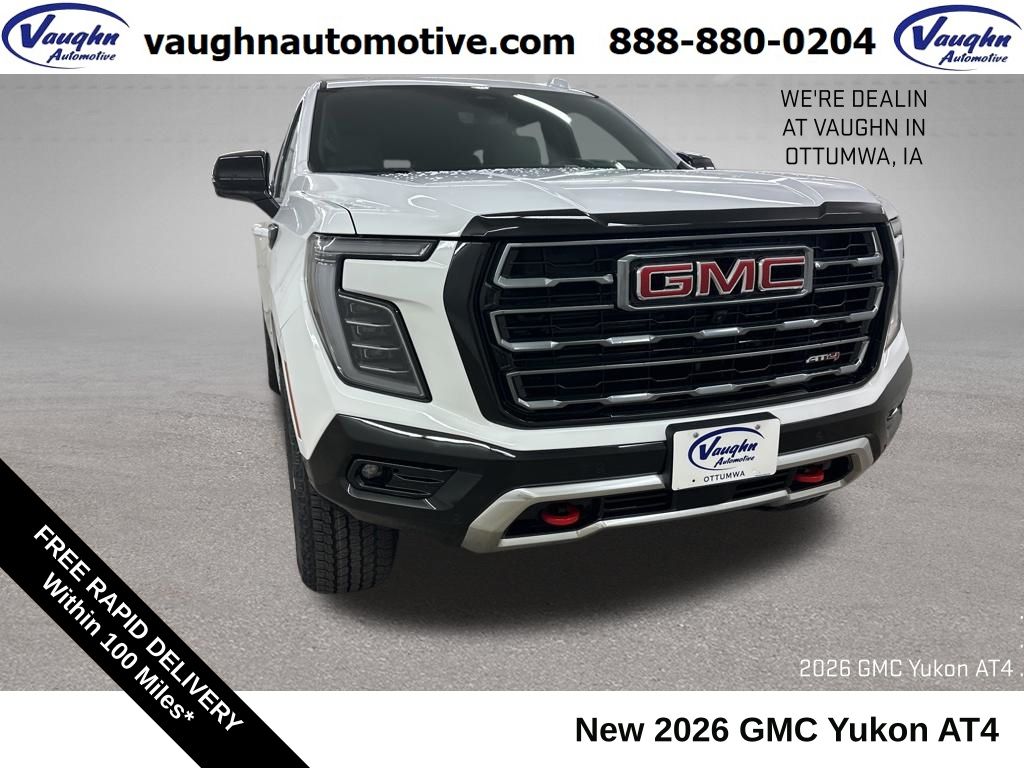 Summit White 2026 GMC Yukon SUV / Crossover Four-Wheel Drive