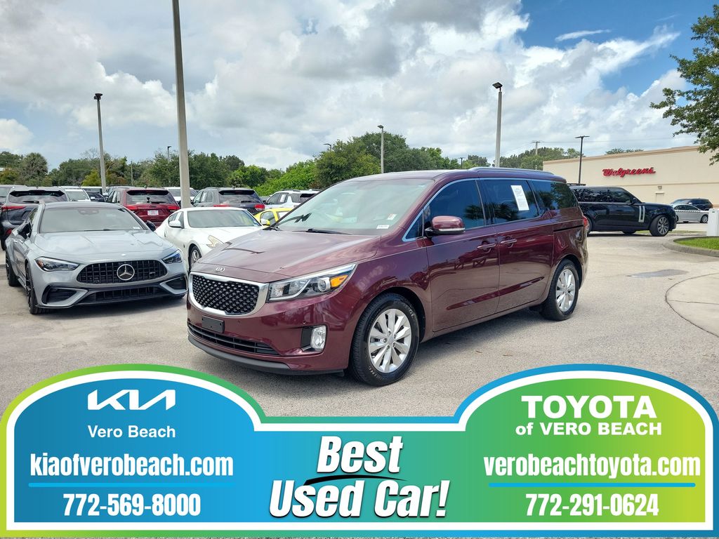 Venetian Red Pearl Metallic 2018 Kia Sedona Minivan Front-Wheel Drive 6-Speed Automatic