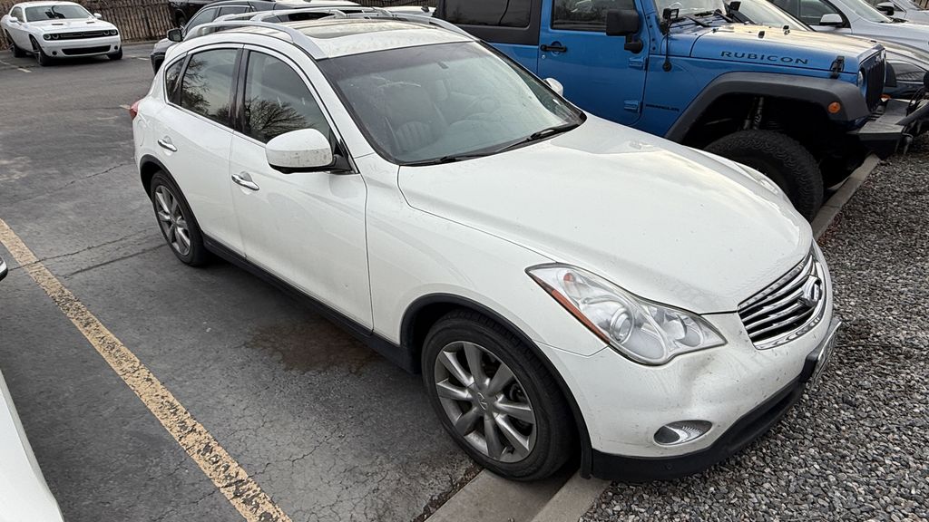 Moonlight White 2013 INFINITI EX37 Journey AWD SUV / Crossover All-Wheel Drive 7-Speed Automatic