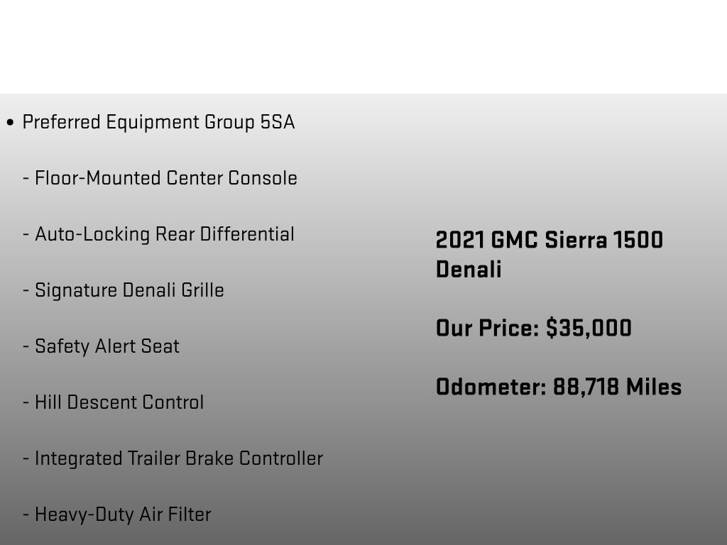 2021 GMC Sierra 1500 Denali Blue at Carlisle Cadillac Buick GMC
