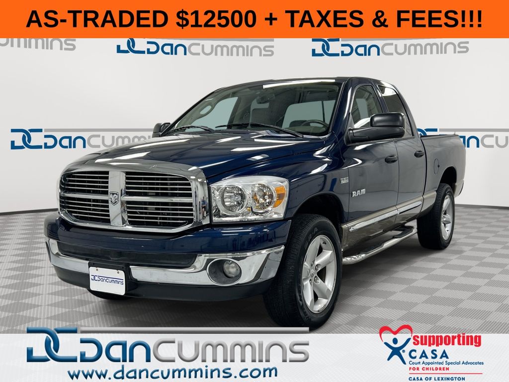 Patriot Blue Pearlcoat 2008 Dodge RAM 1500 Pickup Truck 5-Speed Automatic