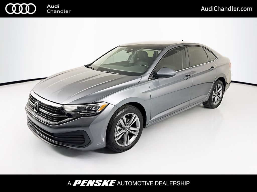 Platinum Gray Metallic 2024 Volkswagen Jetta Sedan Front-Wheel Drive 8-Speed Automatic