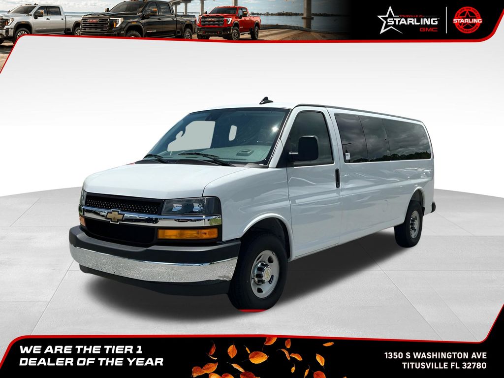 Summit White 2025 Chevrolet Express Van Rear-Wheel Drive 8-Speed Automatic Overdrive