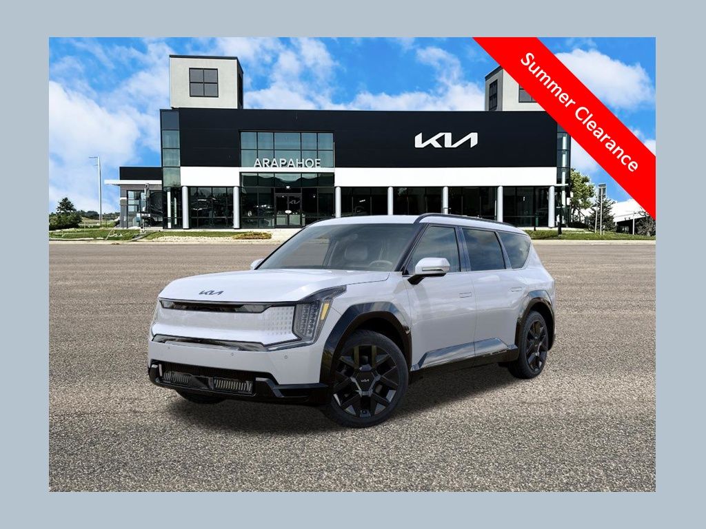 Glacial White Pearl 2026 Kia EV9 SUV / Crossover All-Wheel Drive 1-Speed Automatic
