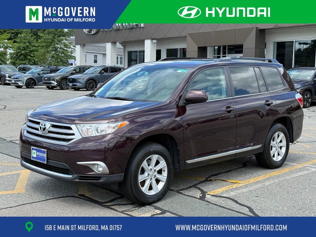Red (Sizzling Crimson Mica) 2012 Toyota Highlander SUV / Crossover All-Wheel Drive 5-Speed Automatic Overdrive