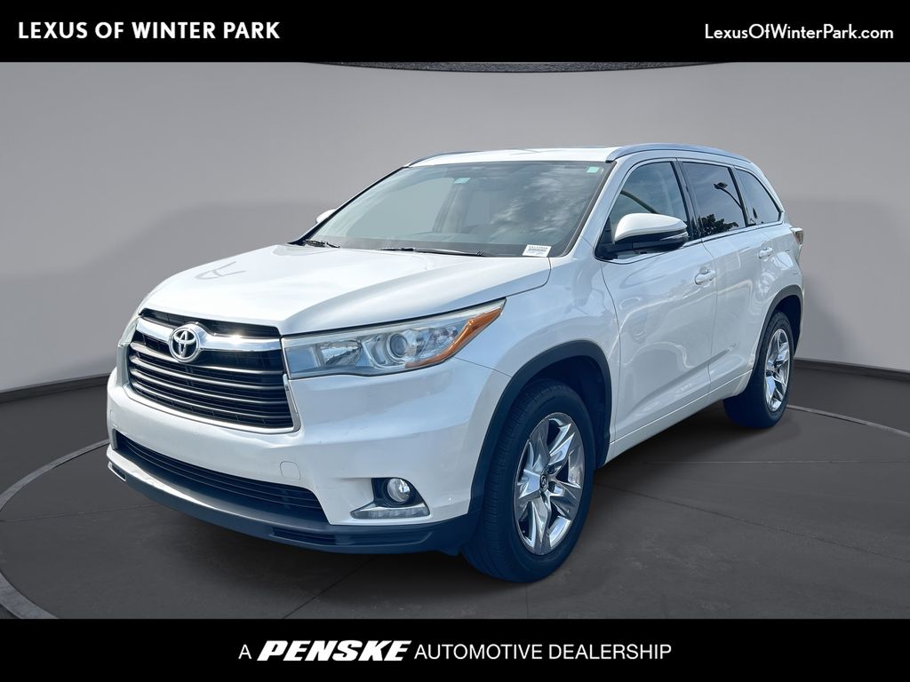 White (Blizzard Pearl) 2016 Toyota Highlander SUV / Crossover Front-Wheel Drive 6-Speed Automatic Overdrive