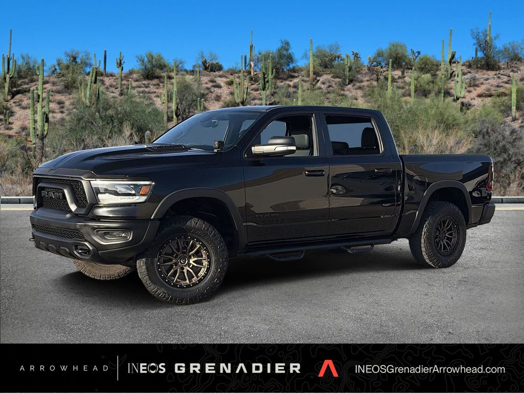Diamond Black Crystal Pearlcoat 2020 RAM 1500 Pickup Truck Four-Wheel Drive 8-Speed Automatic
