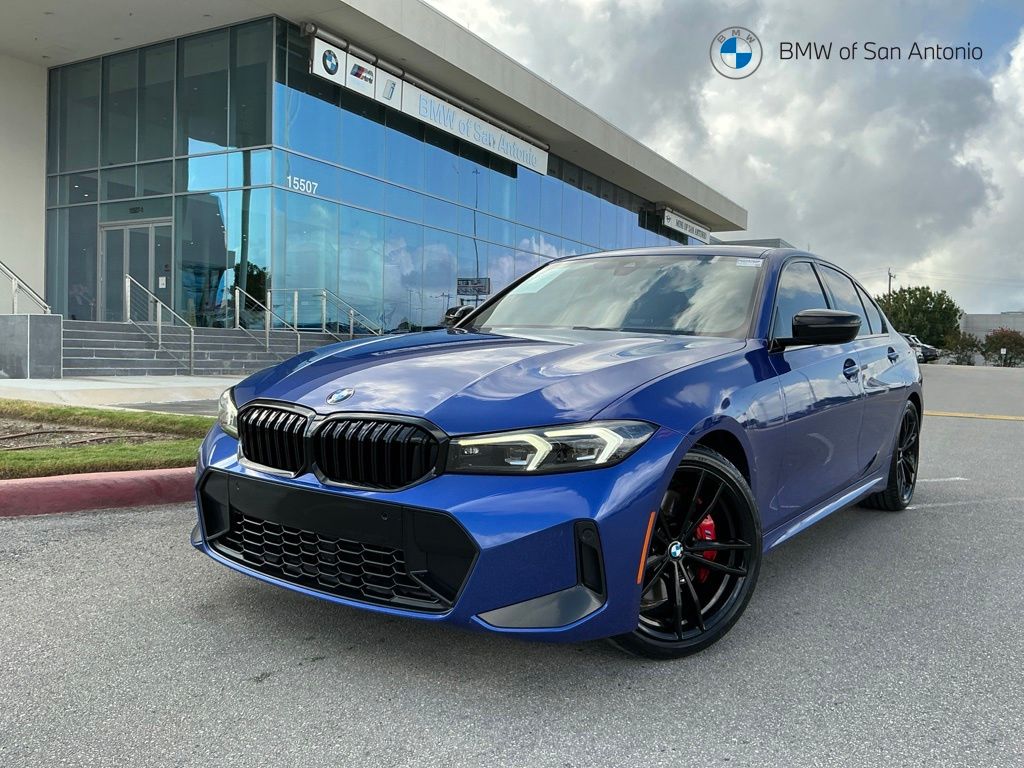 Portimao Blue Metallic 2023 BMW 3 Series Sedan Rear-Wheel Drive 8-Speed Automatic