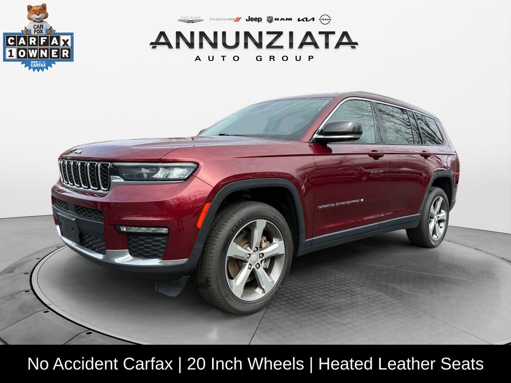 Velvet Red Pearlcoat 2021 Jeep Grand Cherokee L SUV / Crossover Four-Wheel Drive 8-Speed Automatic
