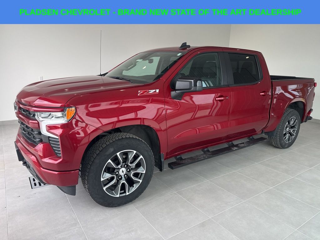 Radiant Red 2024 Chevrolet Silverado 1500 RST Crew Cab 4WD Pickup Truck Four-Wheel Drive Automatic