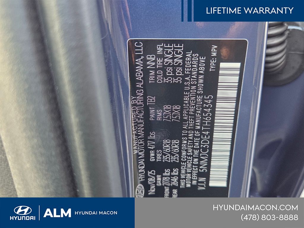 New 2026 Blue Hyundai SEL Premium image 13
