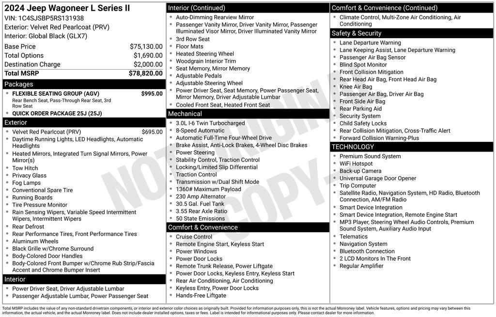 Used 2024 Red Jeep Series II image 2