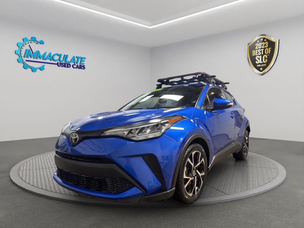 Blue 2020 Toyota C-HR SUV / Crossover Front-Wheel Drive Continuously Variable Transmission