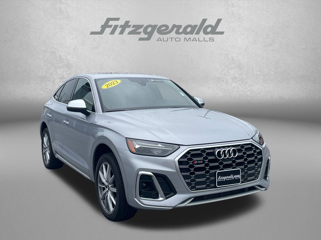 Silver Metallic 2023 Audi SQ5 Sportback Sedan All-Wheel Drive 8-Speed Automatic