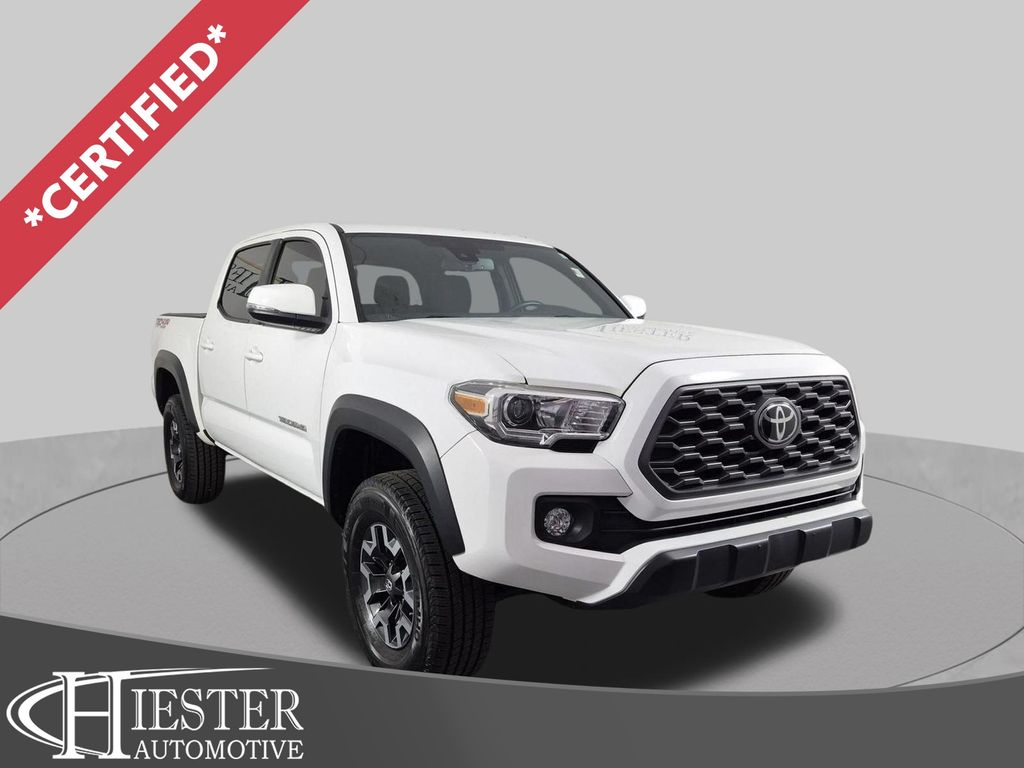 Super White 2020 Toyota Tacoma Pickup Truck Four-Wheel Drive 6-Speed Automatic