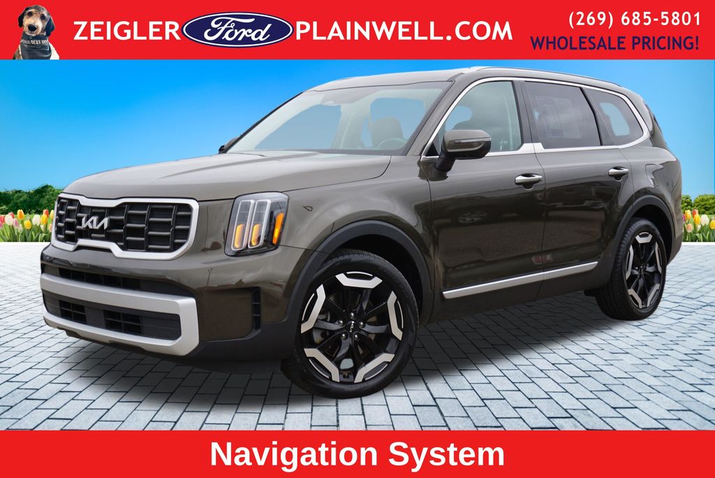 Dark Moss 2025 Kia Telluride S AWD SUV / Crossover All-Wheel Drive 8-Speed Automatic