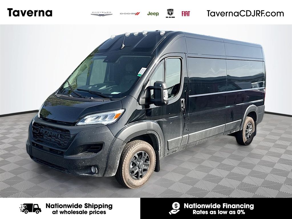 Black Clearcoat 2026 RAM ProMaster Van  9-Speed Automatic