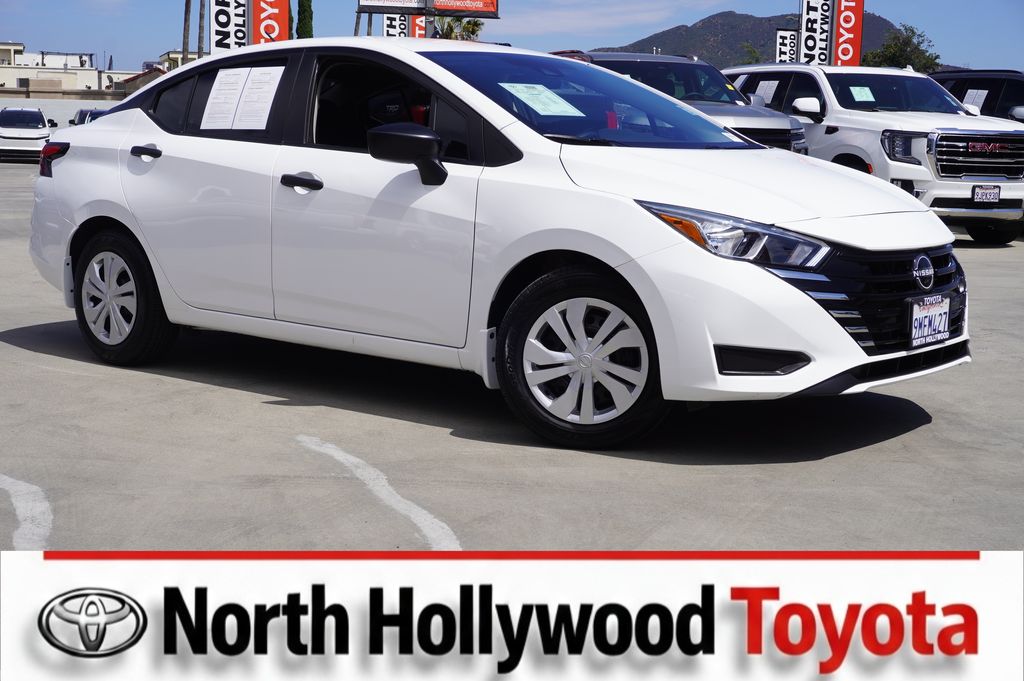 White (Fresh Powder) 2024 Nissan Versa Sedan Front-Wheel Drive Continuously Variable Transmission