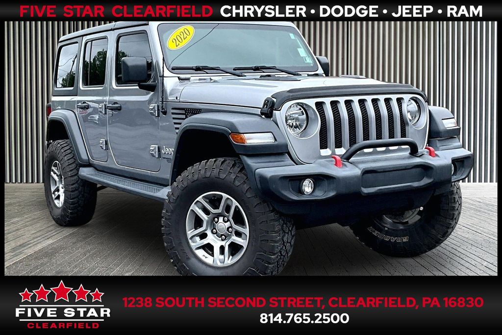 Billet Silver Metallic Clearcoat 2020 Jeep Wrangler SUV / Crossover Four-Wheel Drive 8-Speed Automatic