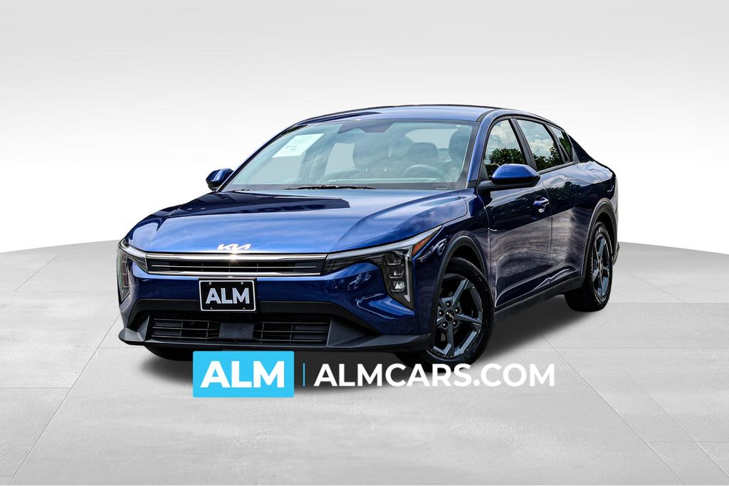 Deep Sea Blue 2025 Kia K4 LXS FWD Sedan Front-Wheel Drive Continuously Variable Transmission