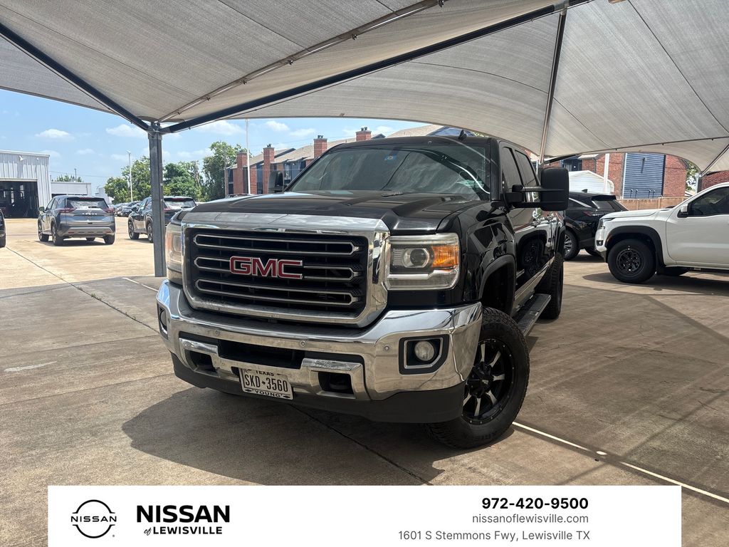 Onyx Black 2015 GMC Sierra 3500HD Pickup Truck Four-Wheel Drive 6-Speed Automatic