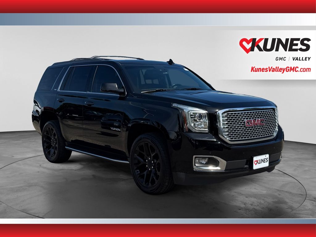 Onyx Black 2017 GMC Yukon SUV / Crossover Four-Wheel Drive 6-Speed Automatic Overdrive
